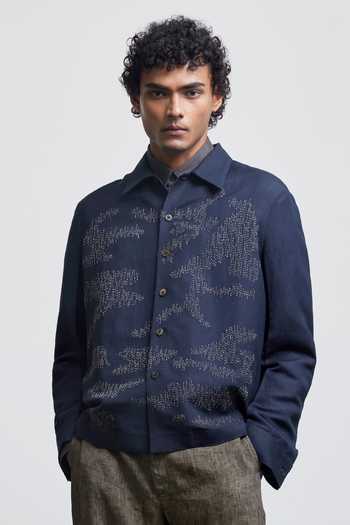 Countrymade Camouflage Embroidered Overshirt Jacket 