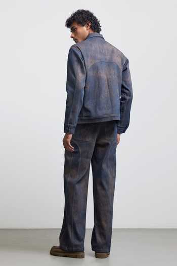 Countrymade Bauhaus Coated Patchwork Denim Jacket 