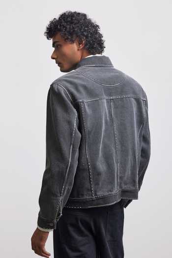 Countrymade Presence Absence Multi Stitch Trucker Jacket 