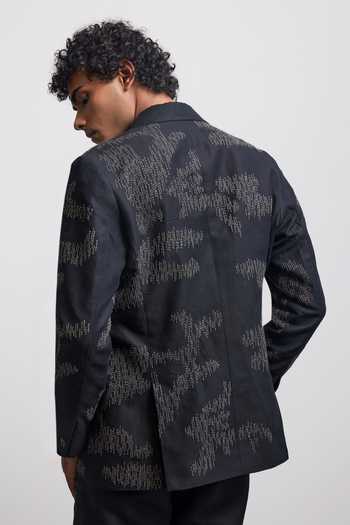 Countrymade Camouflage Embroidered Blazer 