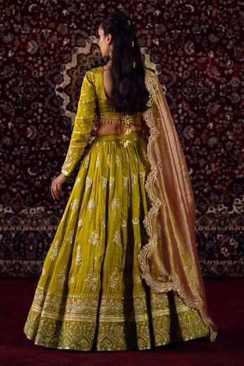 Lashkaraa Sequin Embroidered Lehenga Set 