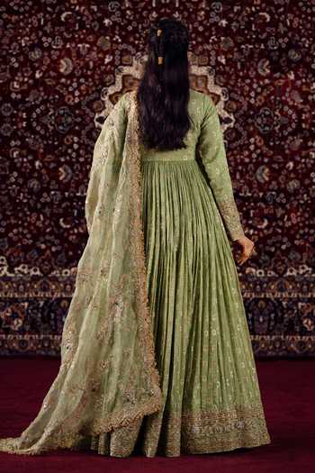 Lashkaraa Embroidered Anarkali With Dupatta 