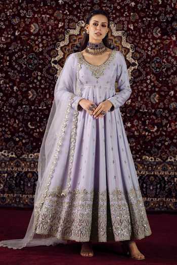 Lashkaraa Zari Work Anarkali With Dupatta 