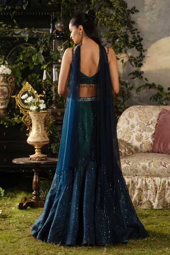 Lashkaraa Silk & Net Lehenga Set 
