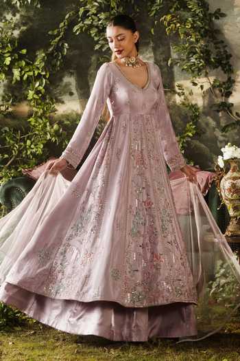 Lashkaraa Embroidered Anarkali Pant Set 