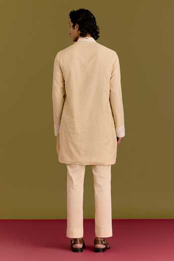 Devnaagri Floral Embroidered Kurta Set 