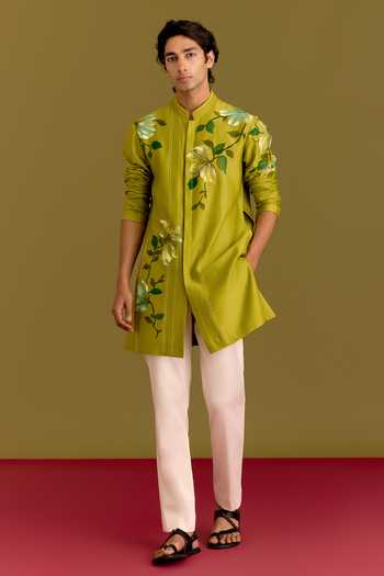 Devnaagri Hand Painted Kurta Set 