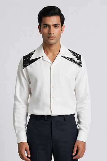ROHIT DOSHI Extended Warranty White Shirt 