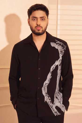 ROHIT DOSHI Decay Abstract Pattern Shirt 