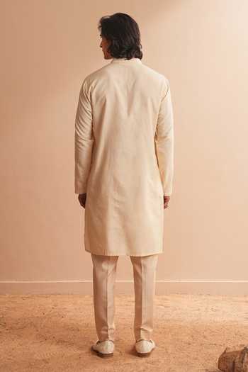 Shreyansh Designs Iver Cotton Silk Kurta & Pant Set 