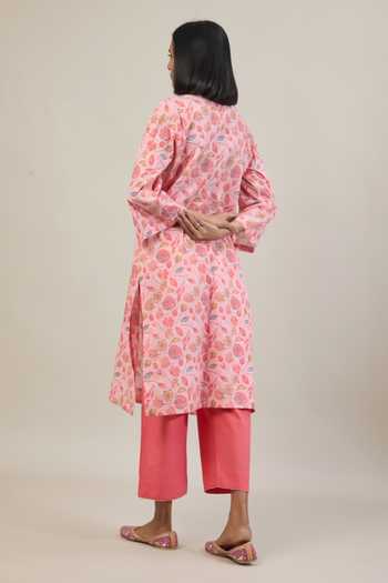 Tuli Niyam Floral Print Kurta Set 
