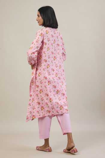 Tuli Bana Floral Print Kurta With Pant 