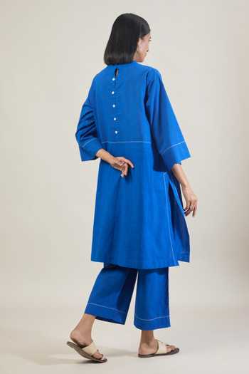 Tuli Mool Thread Work Cotton Kurta & Pant Set 