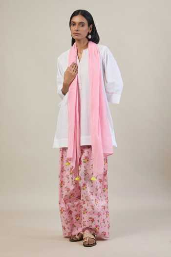Tuli Eka Thread Work Cotton Kurta Set 