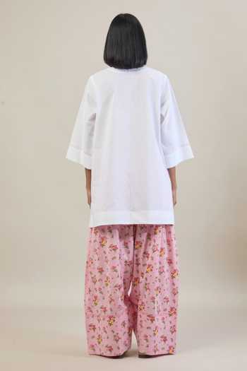 Tuli Eka Thread Work Cotton Kurta Set 