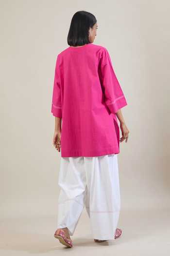 Tuli Arka Thread Work Cotton Kurta & Salwar Set 