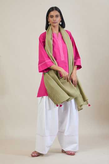 Tuli Arka Thread Work Cotton Kurta & Salwar Set 