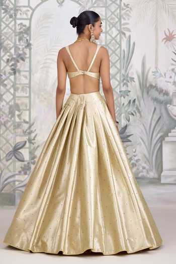 Shyam Narayan Prasad Banarasi Silk Brocade Lehenga Set 