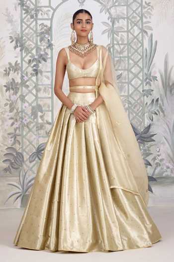 Shyam Narayan Prasad Banarasi Silk Brocade Lehenga Set 