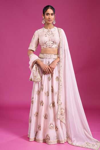 Anamika Khanna Embroidered Lehenga Set 