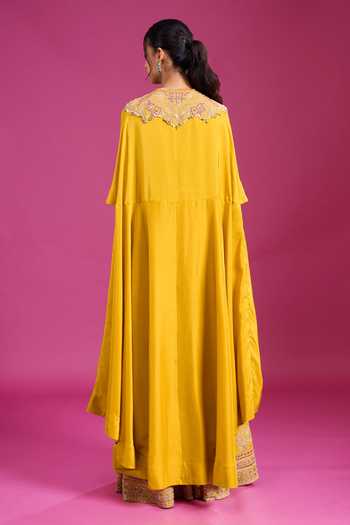 Anamika Khanna Embroidered Cape & Gharara Set 
