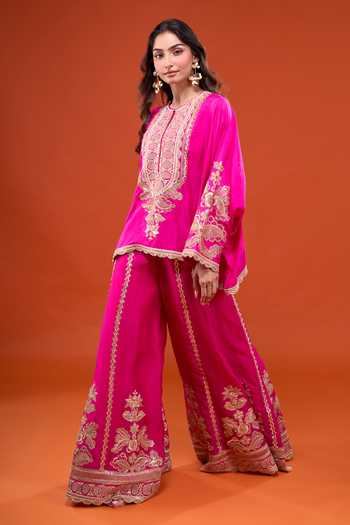 Anamika Khanna Embroidered Cape & Sharara Set 