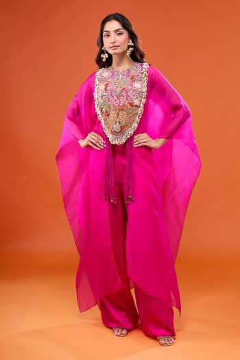 Anamika Khanna Embroidered Cape Pant Set 