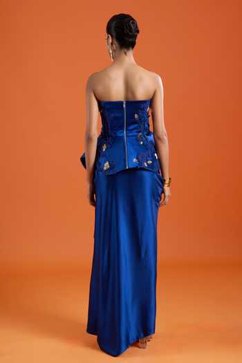 Anamika Khanna Embroidered Blouse & Skirt Set 
