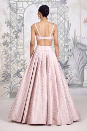 Shyam Narayan Prasad Zardozi Embroidered Lehenga Set 