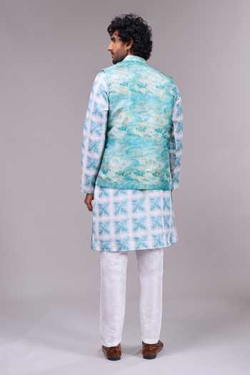 Arihant Rai Sinha Sleeveless Bundi Kurta Set 