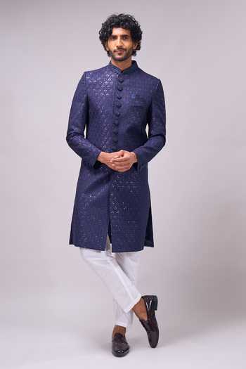 Arihant Rai Sinha Embroidered Sherwani & Pant Set 