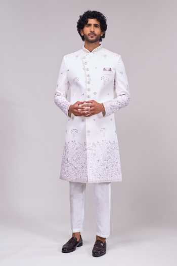 Arihant Rai Sinha Embroidered Sherwani & Pant Set 