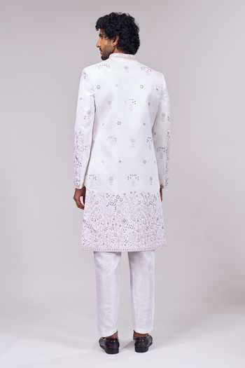 Arihant Rai Sinha Embroidered Sherwani & Pant Set 