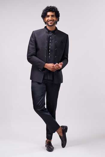 Arihant Rai Sinha Overlay Bandhgala & Pant Set 