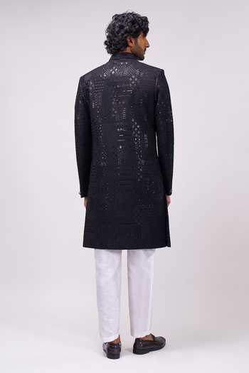 Arihant Rai Sinha Sequin Work Sherwani & Pant Set 