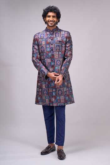 Arihant Rai Sinha Printed Sherwani & Pant Set 