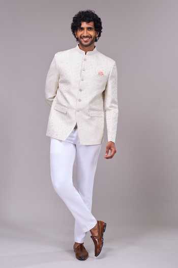 Arihant Rai Sinha Woven Bandhgala 