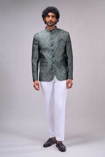 Arihant Rai Sinha Woven Bandhgala 