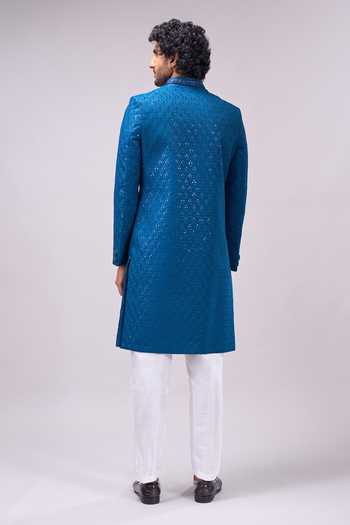 Arihant Rai Sinha Sequin Work Sherwani & Pant Set 