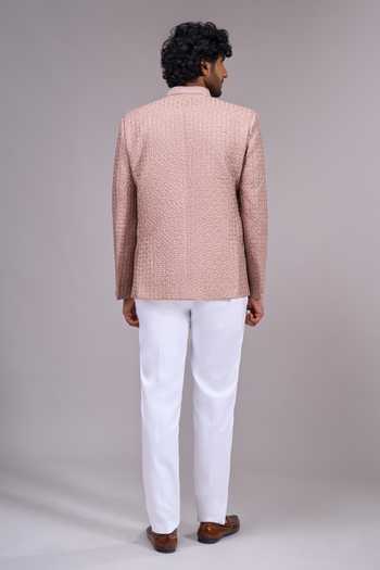 Arihant Rai Sinha Textured Bandhgala 