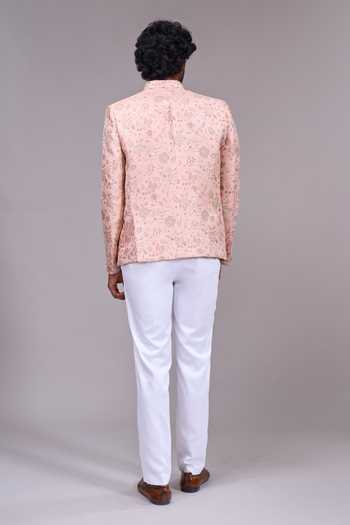 Arihant Rai Sinha Floral Pattern Bandhgala 