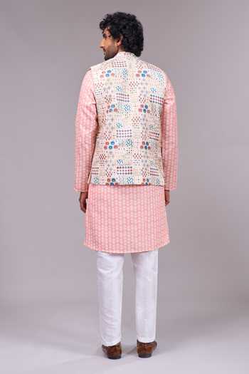 Arihant Rai Sinha Sleeveless Bundi Kurta Set 