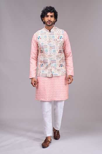 Arihant Rai Sinha Sleeveless Bundi Kurta Set 
