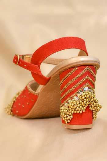 Around Always Surkh Embellished Heels 