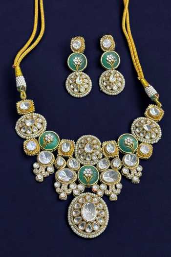 Amaara Jewels Mintara Royale Necklace & Earrings Set 
