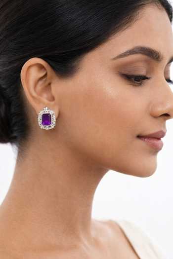 Chaotiq By Arti Stone Stud Earrings 