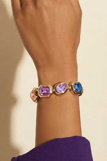 Shop_ESME_Pink Chromatique Embellished Bracelet _Online_at_Aza_Fashions