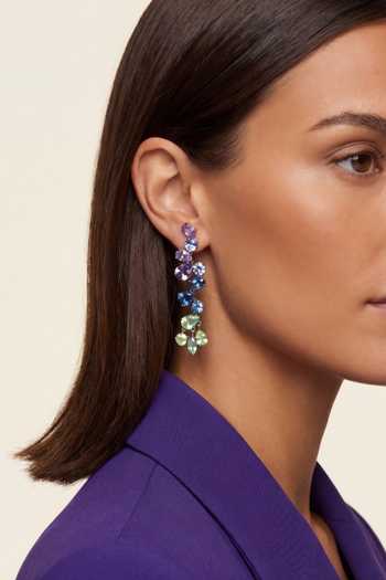 ESME_Multi Color Elowen Embellished Drop Earrings _Online_at_Aza_Fashions