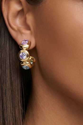 ESME Auric Embellished Hoops 