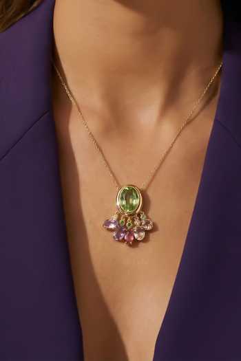 Shop_ESME_Multi Color Opaline Tapestry Pendant _Online_at_Aza_Fashions
